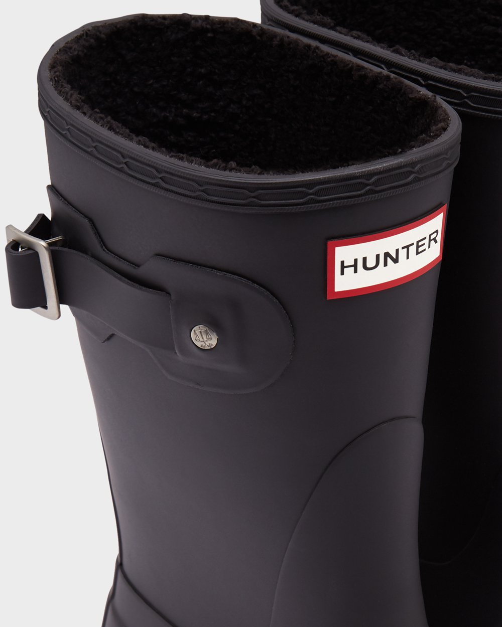 Women Hunter Original Insulated | Short Rain Boots Black | NZ-90312-UABR